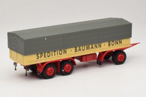 Kassbohrer Flatbed Trailer Baumann Bonn Minichamps 1:43 439161097 Diecast — photo 2 of 6