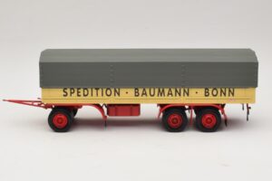 Kassbohrer Flatbed Trailer Baumann Bonn Minichamps 1:43 439161097 Diecast — photo 3 of 6