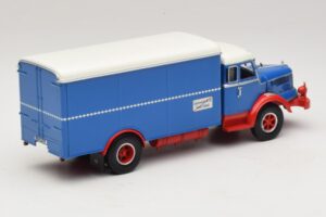 Krupp Titan Box Van Blue Red Minichamps 1:43 439069040 Diecast — photo 2 of 6