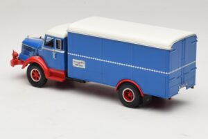 Krupp Titan Box Van Blue Red Minichamps 1:43 439069040 Diecast — photo 5 of 6