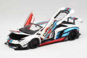 Lamborghini Aventador LB Works Martini Livery AUTOart 1:18 79185 Composite — photo 2 of 8