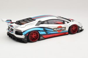 Lamborghini Aventador LB Works Martini Livery AUTOart 1:18 79185 Composite — photo 3 of 8