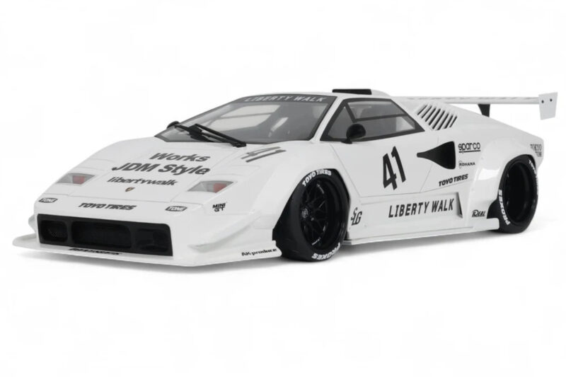 Lamborghini Countach LB-Works White GT Spirit 1:18 Z356-WH Resin