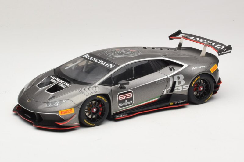Lamborghini Huracan LP620-2 Super Trofeo #63 Dark Grey 2016 AUTOart 1:18 81559 Composite