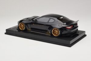 Maserati GranTurismo Liberty Walk Black with Gold Wheels AB Models 1:18 MAS-LB08-C Resin — photo 5 of 7