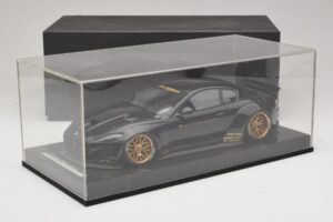 Maserati GranTurismo Liberty Walk Black with Gold Wheels AB Models 1:18 MAS-LB08-C Resin — photo 7 of 7