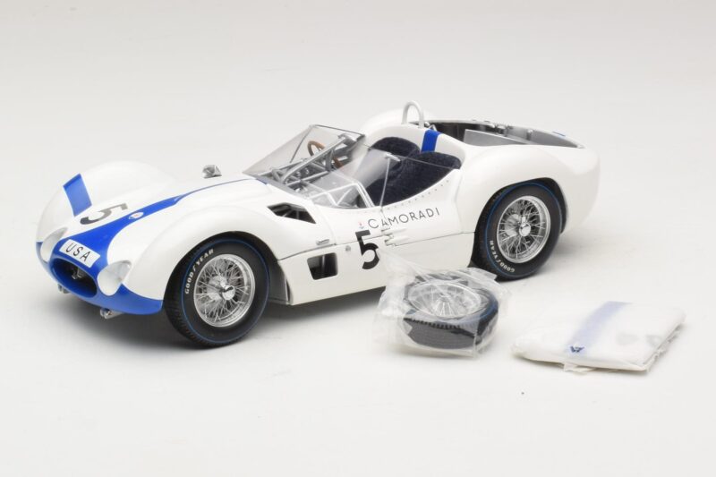 Maserati Tipo 61 #5 S. Moss / D. Gurney Camoradi ADAC 1000km Nurburgring Winner 1960 Minichamps 1:18 100601205 Diecast