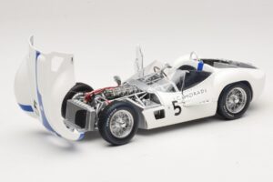Maserati Tipo 61 #5 S. Moss / D. Gurney Camoradi ADAC 1000km Nurburgring Winner 1960 Minichamps 1:18 100601205 Diecast — photo 2 of 8