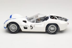 Maserati Tipo 61 #5 S. Moss / D. Gurney Camoradi ADAC 1000km Nurburgring Winner 1960 Minichamps 1:18 100601205 Diecast — photo 4 of 8