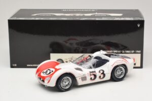 Maserati Tipo 61 #53 B. Krause Los Angeles Times Grand Prix Winner 1960 Minichamps 1:18 100601253 Diecast — photo 8 of 8