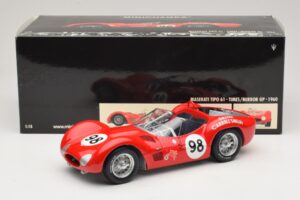 Maserati Tipo 61 #98 C. Shelby Times Mirror Grand Prix for Sportscars 1960 Minichamps 1:18 100601298 Diecast — photo 8 of 8