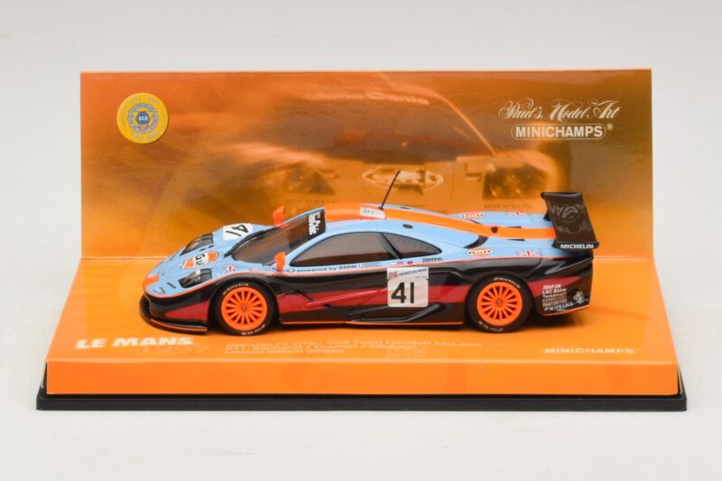 McLaren F1 GTR Gulf Team Davidoff #41 P-H. Raphanel / J-M. Gounon FIA GT Championship 1997 Minichamps 1:43 McLaren F1 GTR Gulf Team Davidoff #41 P-H. Raphanel / J-M. Gounon FIA GT Championship 1997 Minichamps 1:43 533174341 Diecast