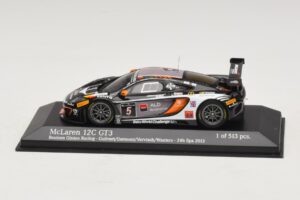 McLaren MP4-12C GT3 #5 Boutsen Racing Guilvert / Dermont 24 Hours of Spa 2013 Minichamps 1:43 437131305 Diecast
