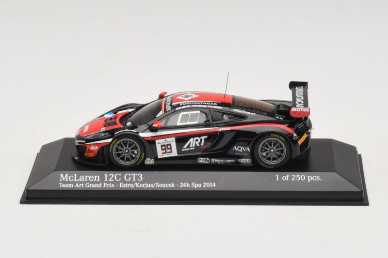 McLaren MP4-12C GT3 Art Grand Prix #99 K. Estre / M. Korjus 24 Hours of Spa 2014 Minichamps 1:43 McLaren MP4-12C GT3 Art Grand Prix #99 K. Estre / M. Korjus 24 Hours of Spa 2014 Minichamps 1:43 437141399 Diecast