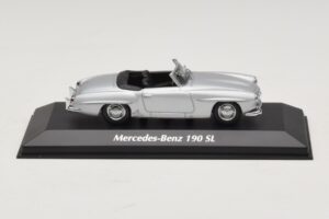Mercedes 190 SL W121 Silver Maxichamps 1:43 940033130 Diecast