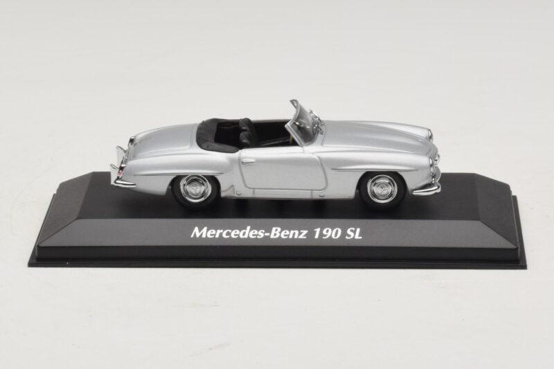 Mercedes 190 SL W121 Silver Maxichamps 1:43 940033130 Diecast