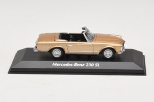 Mercedes 230 SL W113 Gold Metallic Maxichamps 1:43 940032230 Diecast