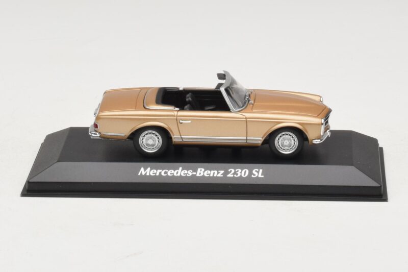 Mercedes 230 SL W113 Gold Metallic Maxichamps 1:43 940032230 Diecast