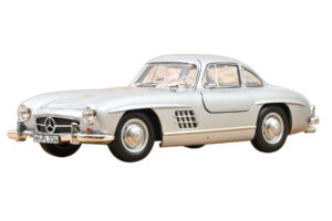Mercedes 300 SL W198 Gullwing Silver Norev 1:18 183857 Diecast