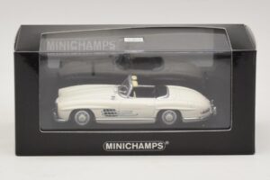 Mercedes 300 SL W198 Roadster White Minichamps 1:43 400039034 Diecast — photo 4 of 4
