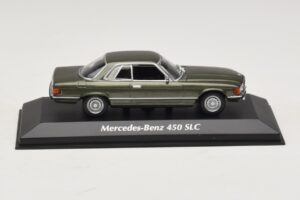 Mercedes 450 SLC C107 Dark Green Metallic Maxichamps 1:43 940033420 Diecast