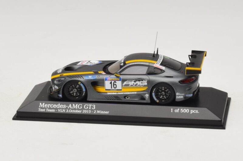 Mercedes AMG GT3 Test Team #16 VLN Winner 3 October 2015 Minichamps 1:43 Mercedes AMG GT3 Test Team #16 VLN Winner 3 October 2015 Minichamps 1:43 437163016 Diecast
