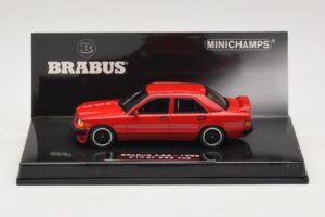 Mercedes Brabus 3.6S 190E W201 Red Minichamps 1:43 437032600 Diecast