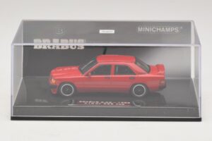 Mercedes Brabus 3.6S 190E W201 Red Minichamps 1:43 437032600 Diecast — photo 4 of 5