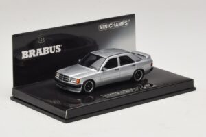 Mercedes Brabus 3.6S 190E W201 Silver Minichamps 1:43 437032604 Diecast — photo 2 of 5