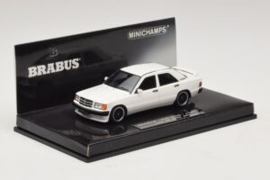 Mercedes Brabus 3.6S 190E W201 White Minichamps 1:43 437032602 Diecast — photo 2 of 5