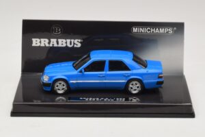 Mercedes Brabus 6.5 500E W124 Blue Minichamps 1:43 437032502 Diecast