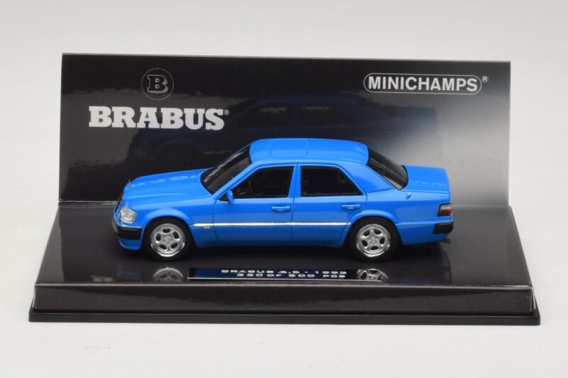 Mercedes Brabus 6.5 500E W124 Blue Minichamps 1:43 437032502 Diecast
