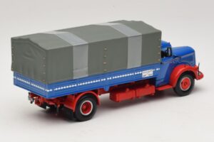 Mercedes L 315 Flatbed Truck Blue Red Minichamps 1:43 439034420 Diecast — photo 2 of 6