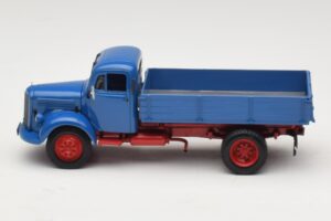 Mercedes L 3500 Tipper Truck Blue Red Minichamps 1:43 439350004 Diecast — photo 3 of 6