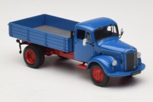 Mercedes L 3500 Tipper Truck Blue Red Minichamps 1:43 439350004 Diecast — photo 4 of 6