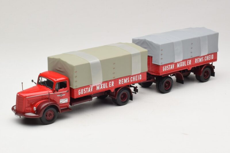 Mercedes L315 Pritschenzug Gustav Mauler Minichamps 1:43 499034720 Diecast