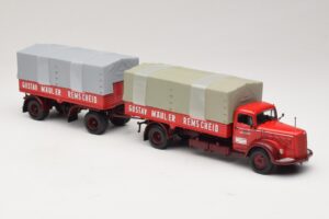 Mercedes L315 Pritschenzug Gustav Mauler Minichamps 1:43 499034720 Diecast — photo 4 of 6