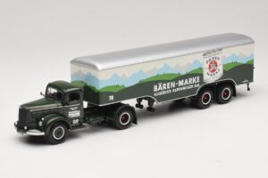 Mercedes LS315 Koffersattelzug Bärenmarke Minichamps 1:43 499034780 Diecast