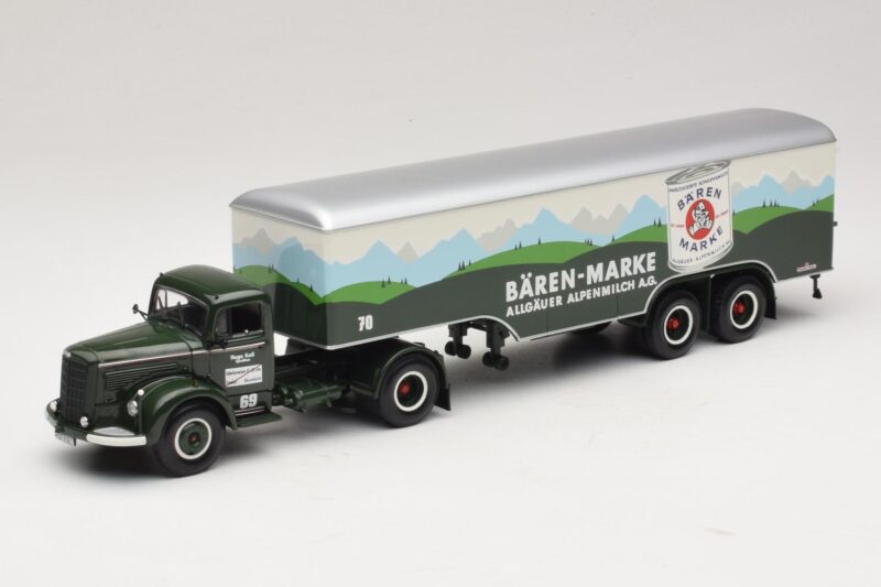 Mercedes LS315 Koffersattelzug Bärenmarke Minichamps 1:43 499034780 Diecast