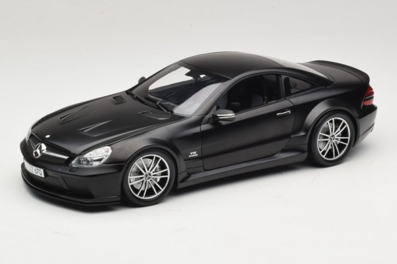 Mercedes SL65 AMG R230 Black Series Matt Black Minichamps 1:18 100038121 Diecast