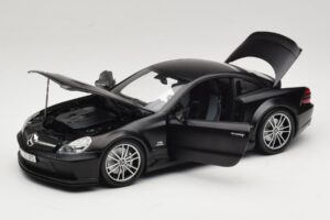 Mercedes SL65 AMG R230 Black Series Matt Black Minichamps 1:18 100038121 Diecast — photo 2 of 8