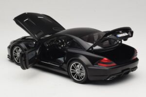 Mercedes SL65 AMG R230 Black Series Matt Black Minichamps 1:18 100038121 Diecast — photo 5 of 8