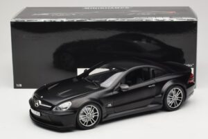 Mercedes SL65 AMG R230 Black Series Matt Black Minichamps 1:18 100038121 Diecast — photo 8 of 8