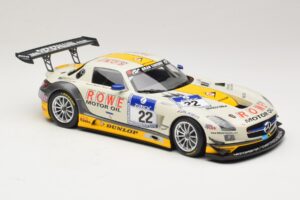 Mercedes SLS AMG GT3 #22 Graf / Jager Rowe Racing 24 Hours of Nurburgring 2013 Minichamps 1:18 151133122 Diecast — photo 4 of 6