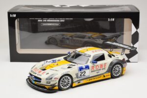 Mercedes SLS AMG GT3 #22 Graf / Jager Rowe Racing 24 Hours of Nurburgring 2013 Minichamps 1:18 151133122 Diecast — photo 6 of 6