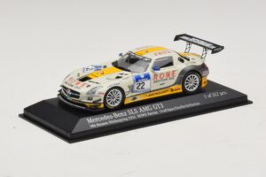 Mercedes SLS AMG GT3 #22 Rowe Racing Graf / Jager Nurburgring 24 Hours 2013 Minichamps 1:43 410133222 Diecast — photo 2 of 4