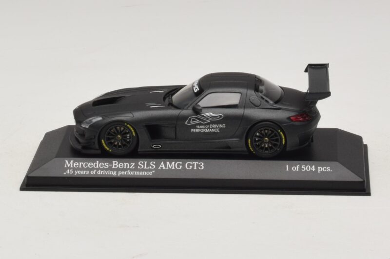 Mercedes SLS AMG GT3 45 Years of Driving Performance Black Minichamps 1:43 410133200 Diecast