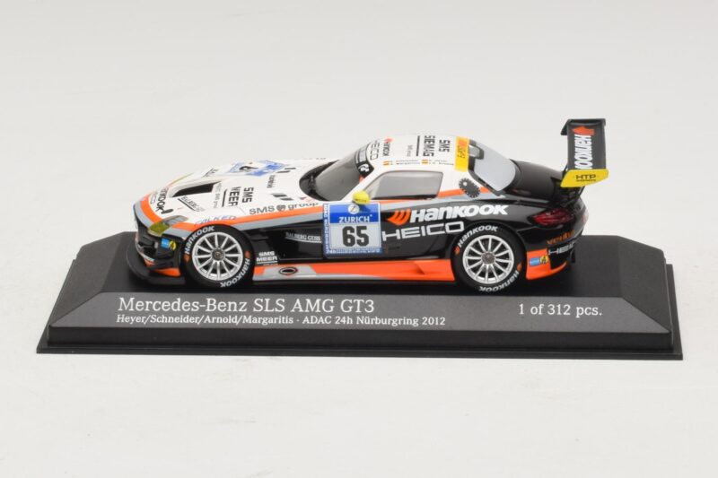Mercedes SLS AMG GT3 #65 Hankook 24 Hours of Nurburgring 2012 Minichamps 1:43 Mercedes SLS AMG GT3 #65 Hankook 24 Hours of Nurburgring 2012 Minichamps 1:43 437123265 Diecast