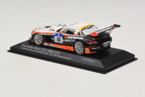 Mercedes SLS AMG GT3 #66 Hankook C. Frankenhout / Simonsen 24 Hours of Nurburgring 2012 Minichamps 1:43 437123266 Diecast — photo 3 of 4