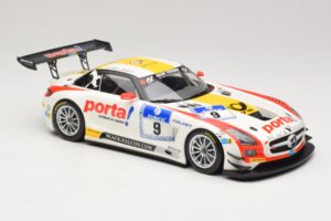 Mercedes SLS AMG GT3 #9 B. Schneider / J. Bleekemolen Black Falcon 24 Hours of Nurburgring Winner 2013 Minichamps 1:18 151133 — photo 4 of 6